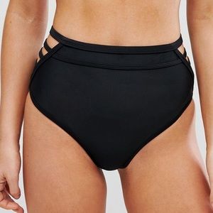 Caged High Waist Bikini Bottom